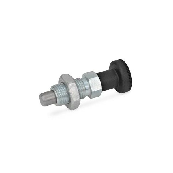 JW Winco GN717-8-M16X1.5-BK-ST Indexing Plunger